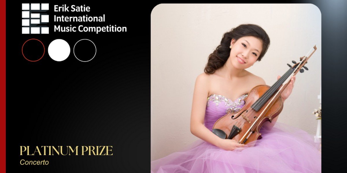 Celebrating a Stellar Achievement: Xue Ding Recognized with Gold and Platinum Honors at the Erik Satie International Music Competition