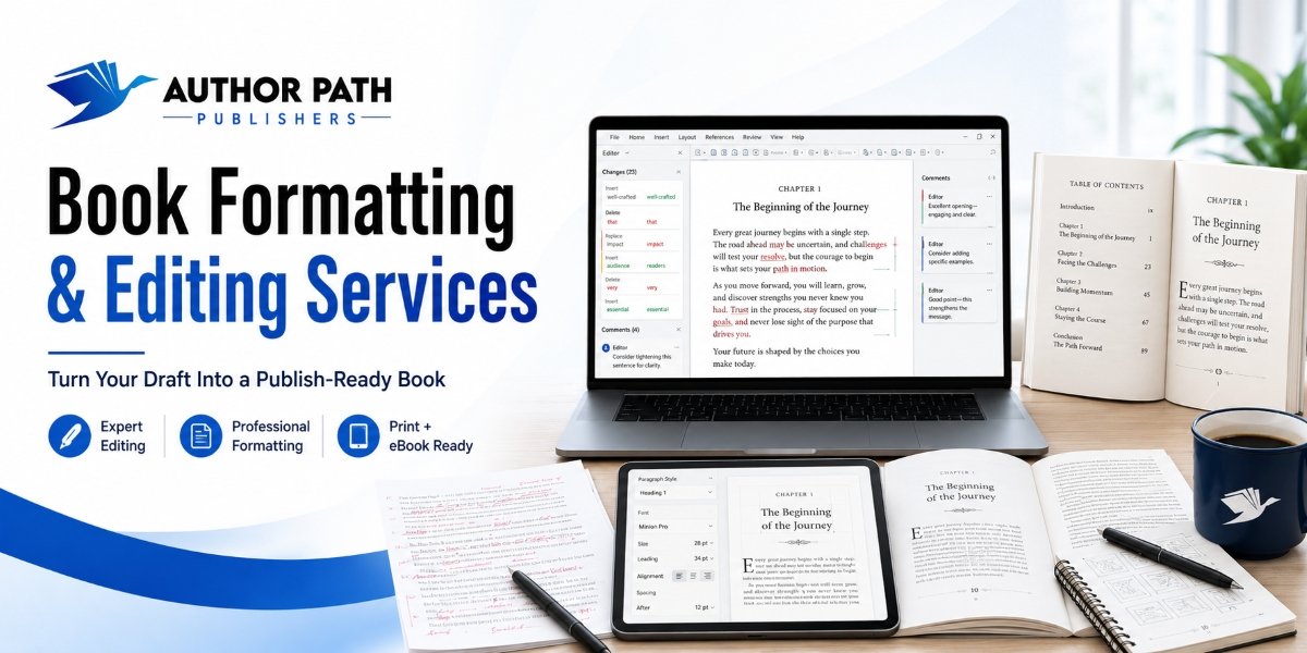 Book Formatting and Editing Services for Turning a Finished Draft Into a Publish-Ready Book