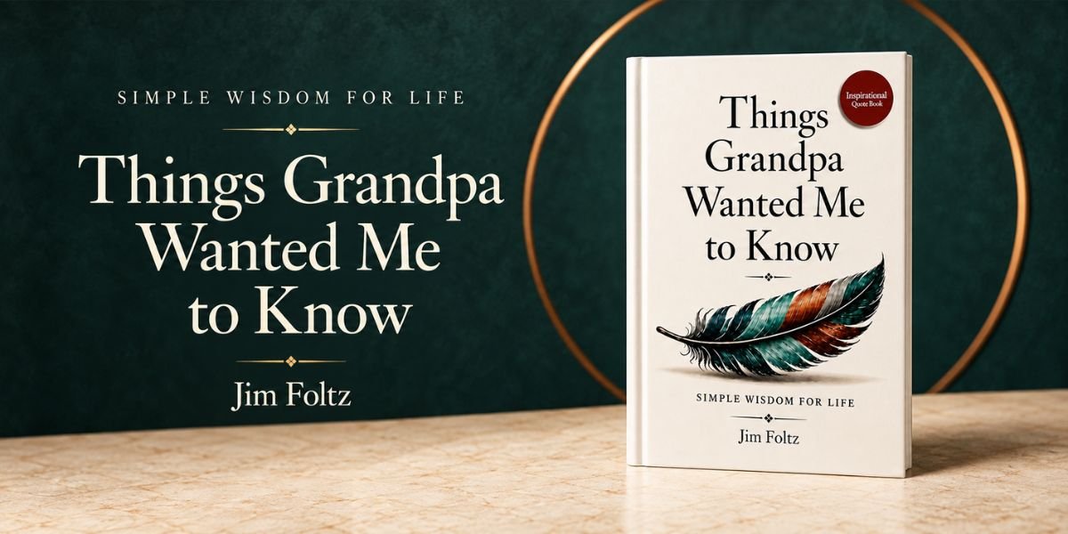 Things Grandpa Wanted Me to Know, Jim Foltz’s Book on Resilience and Family Wisdom